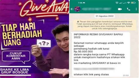 nomor wa baim wong indonesia giveaway id dengan judul “ [SALAH] Baim Wong Adakan Bagi-bagi Hadiah Sebesar Rp50
